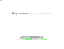 Tablet Screenshot of biopresence.com